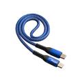 Akyga USB-C Cable 100W, 0.5m - USB-C/USB-C - Blue