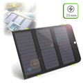 AllPowers AP-SP-002-BLA Solar Charger/6000mAh Power Bank - 21W, 2 x USB, USB-C