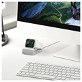 Aluminum Alloy Apple Watch Series SE/6/5/4/3/2/1 Charging Stand - Silver