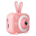 Animal Shape Kids 20MP Digital Camera X5 - Rabbit / Pink