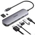 Anker A83D2HA1 7-in-1 USB-C Hub - Grey