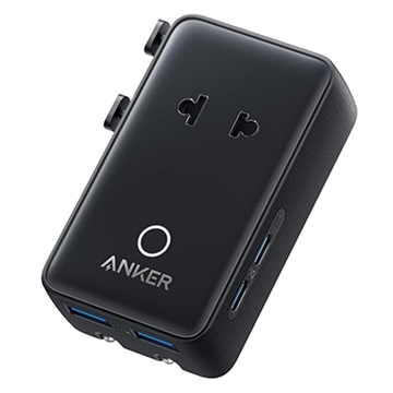 Anker Nano 5-Port Travel Adapter - 20W - Black