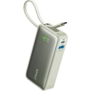 Anker Nano 545 10000mAh Power Bank with USB-C Cable - 30W - Green