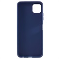 Anti-Fingerprint Matte Samsung Galaxy A22 5G, Galaxy F42 5G TPU Case - Dark Blue