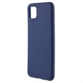 Anti-Fingerprint Matte Samsung Galaxy A22 5G, Galaxy F42 5G TPU Case - Dark Blue