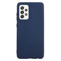 Anti-Fingerprint Matte Samsung Galaxy A52 5G TPU Case - Dark Blue