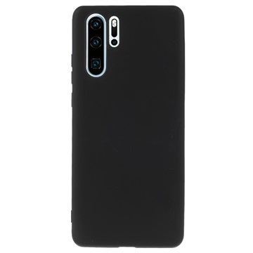 Huawei P30 Pro Anti-Fingerprint Matte TPU Case - Black