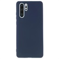 Huawei P30 Pro Anti-Fingerprint Matte TPU Case - Dark Blue