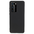Anti-Fingerprint Matte Huawei P40 Pro TPU Case - Black