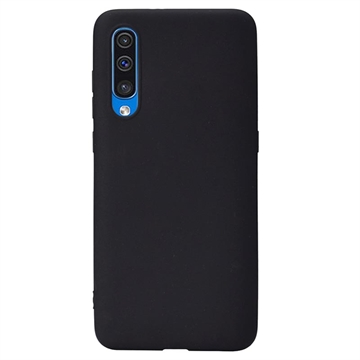 Anti-Fingerprint Matte Samsung Galaxy A50 TPU Case - Black