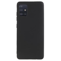 Anti-Fingerprint Matte Samsung Galaxy A51 TPU Case - Black
