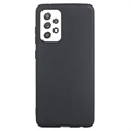 Anti-Fingerprint Matte Samsung Galaxy A53 5G TPU Case - Black