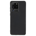 Anti-Fingerprint Matte Samsung Galaxy S20 Ultra TPU Case - Black