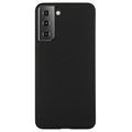 Anti-Fingerprint Matte Samsung Galaxy S22 5G TPU Case - Black