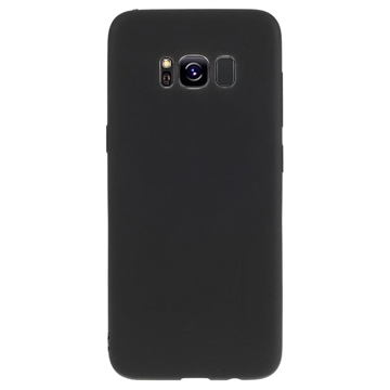 Anti-Fingerprint Matte Samsung Galaxy S8 TPU Case - Black