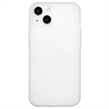 iPhone 15 Plus Anti-Fingerprint Matte TPU Case - White