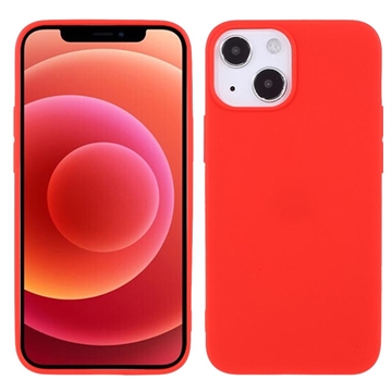 Anti-Fingerprint Matte iPhone 13 Mini TPU Case - Red
