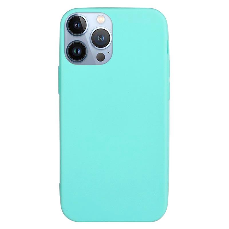 AntiFingerprint Matte iPhone 14 Pro Max TPU Case Baby Blue