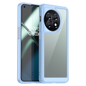 Anti-Shock OnePlus 11 Hybrid Case - Blue / Clear