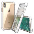 iPhone X Anti-Shock Hybrid Crystal Case - White / Clear