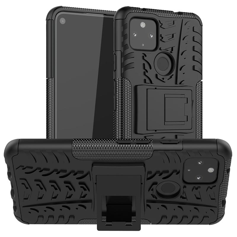Anti-Slip Google Pixel 4a 5G Hybrid Case with Stand
