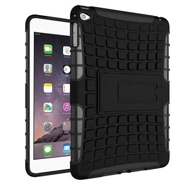 iPad Mini 4 Anti-Slip Hybrid Case - Black