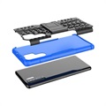 Huawei P30 Pro Anti-Slip Hybrid Case with Kickstand - Blue / Black