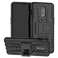 Anti-Slip OnePlus 6T Hybrid Case with Stand - Black