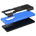 Anti-Slip OnePlus 8 Pro Hybrid Case with Stand - Blue / Black