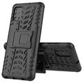 Anti-Slip Samsung Galaxy A51 Hybrid Case with Stand - Black