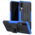 Anti-Slip Samsung Galaxy A70 Hybrid Case with Kickstand - Blue / Black