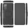 Anti-Slip Samsung Galaxy S20 FE Hybrid Case with Stand - Black