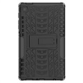 Samsung Galaxy Tab A7 Lite Anti-Slip Hybrid Case with Kickstand - Black