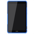 Huawei MediaPad M5 Lite 8 Anti-Slip Hybrid Case with Kickstand - Blue / Black