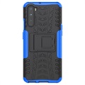 OnePlus Nord Anti-Slip Hybrid Case with Kickstand - Blue / Black