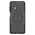 Samsung Galaxy A13 Anti-Slip Hybrid Case with Kickstand - Black