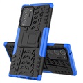 Samsung Galaxy Note20 Ultra Anti-Slip Hybrid Case with Kickstand - Blue / Black