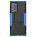 Samsung Galaxy Note20 Ultra Anti-Slip Hybrid Case with Kickstand - Blue / Black