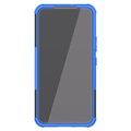 Anti-Slip Samsung Galaxy S22 5G Hybrid Case with Stand - Blue / Black