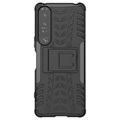Anti-Slip Sony Xperia 1 IV Hybrid Case - Black