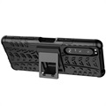 Anti-Slip Sony Xperia 10 III, Xperia 10 III Lite Hybrid Case - Black
