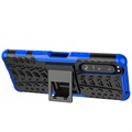 Anti-Slip Sony Xperia 10 III Hybrid Case - Blue / Black
