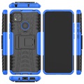 Anti-Slip Xiaomi Redmi 9C, Redmi 9C NFC Hybrid Case with Stand - Blue / Black