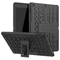 iPad 10.2 2019/2020/2021 Anti-Slip Hybrid Case with Kickstand - Black