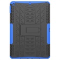 iPad 10.2 2019/2020/2021 Anti-Slip Hybrid Case with Kickstand - Blue / Black