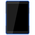 iPad 10.2 2019/2020/2021 Anti-Slip Hybrid Case with Kickstand - Blue / Black