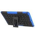 iPad 10.2 2019/2020/2021 Anti-Slip Hybrid Case with Kickstand - Blue / Black