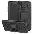 iPhone XR Anti-Slip Hybrid Case with Kickstand - Black