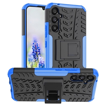 Samsung Galaxy A34 5G Anti-Slip Hybrid Case with Stand - Blue