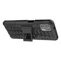 Anti-Slip Motorola Edge 20 Lite Hybrid Case with Stand - Black
